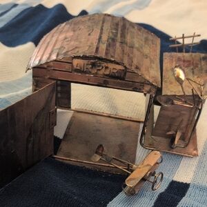 Vintage Airport Music Box Decor